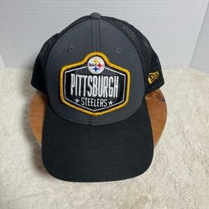 New Era Pittsburgh Steelers Black and Gray Cap